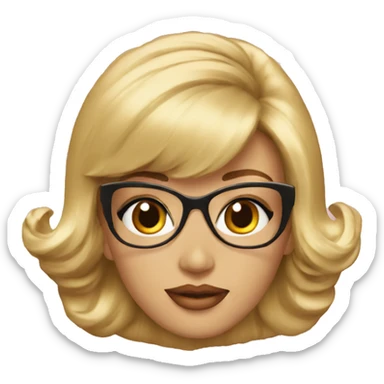 1960s supermodel sticker