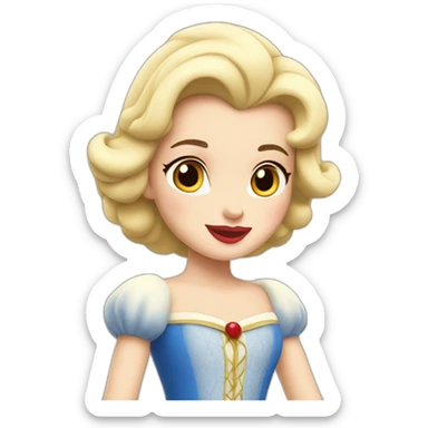 Blanche neige sticker
