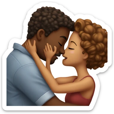 Kissing my boyfriend  sticker