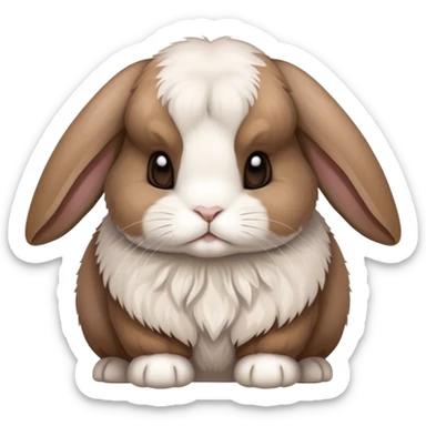 Holland lop bunny sticker