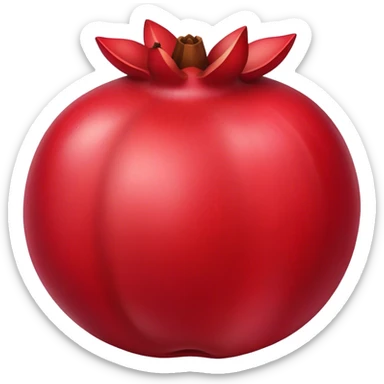 pomegranate emoji sticker