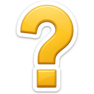make question sign emoji sticker