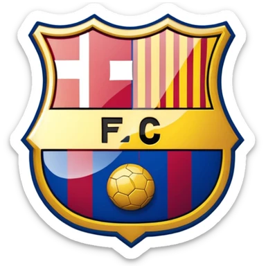 Logotipo de fc barcelona sticker