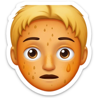 Hyperpigmentation meme sticker