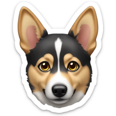 vallhund dog sticker