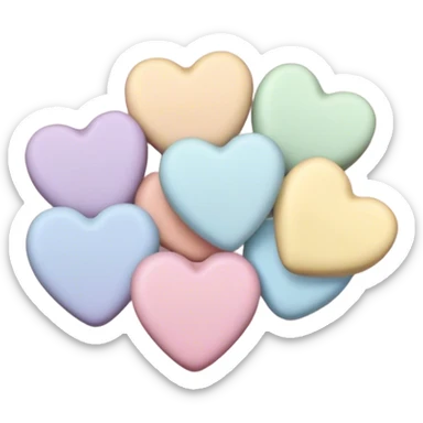 conversation hearts sticker