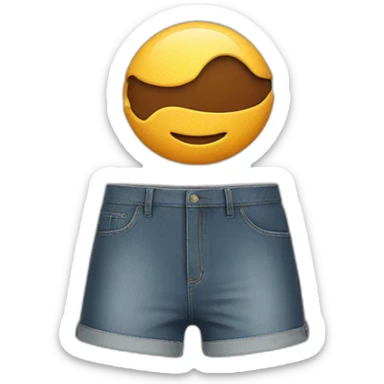Shorts-in-restaurant sticker