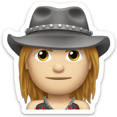 Axl rose sticker