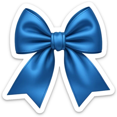 Laço azul escuro  sticker