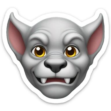 gargoyle college mascot sticker
