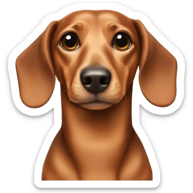 dachshund dog breed sticker