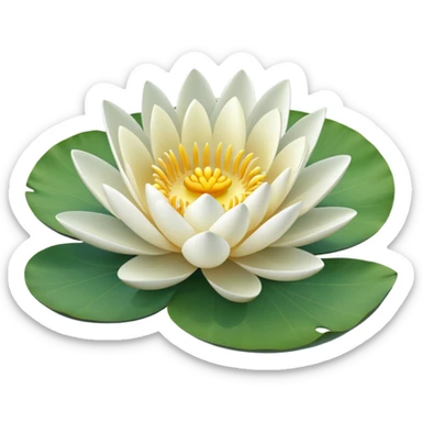 Water lillie sticker