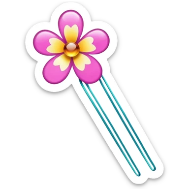 Colorful Hairpin sticker