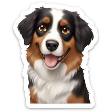 australian shepherd mixed with cavalier king charles spaniel sticker