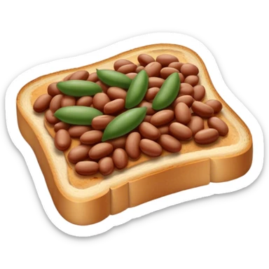 Beans on toast sticker