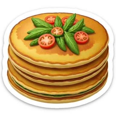 fried veggie pancake sticker
