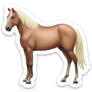 Caballo rosado sticker