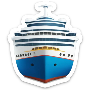 Cruise ship  sticker