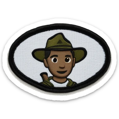 scout patch sticker