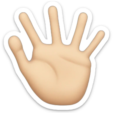 hand pointer like mouse sticker