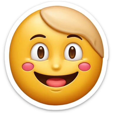 3D emoji symbolizing loyalty and frequent customer, food theme, friendly and modern, soft lighting, glossy, isolated, no background
 sticker