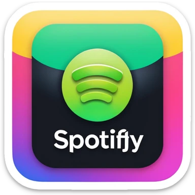 spotify music display  sticker