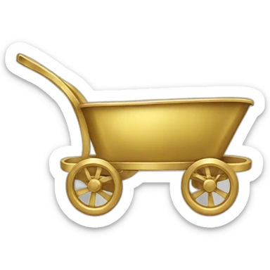 Gold cart sticker