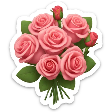 Bouquet of roses sticker