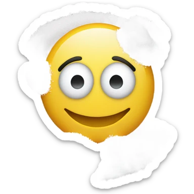 smiley face with pile of salt sticker