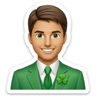 Tom cruise St Patrick’s Day sticker