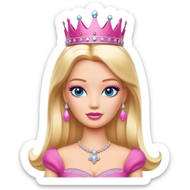 Queen Barbie  sticker