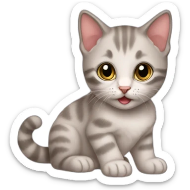kitten sticker