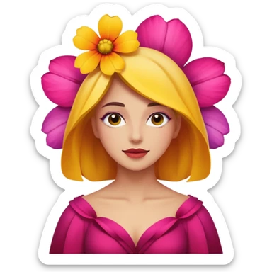 FLEUR SANS LA FEMME sticker
