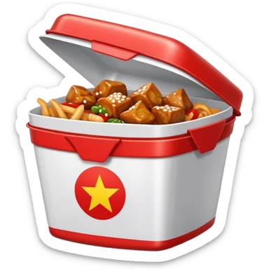 Chinese food take out sticker