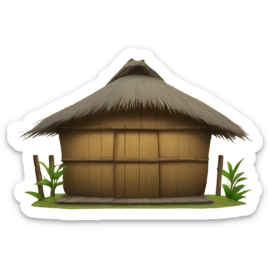 Nipa hut sticker