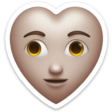 a veiny heart sticker