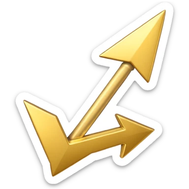 "OG" 3d emoji, arrow up sticker