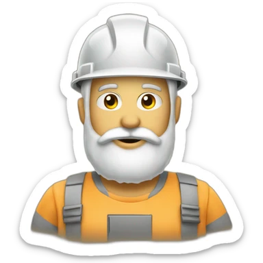 Ingeniero-electrico-con-barba sticker