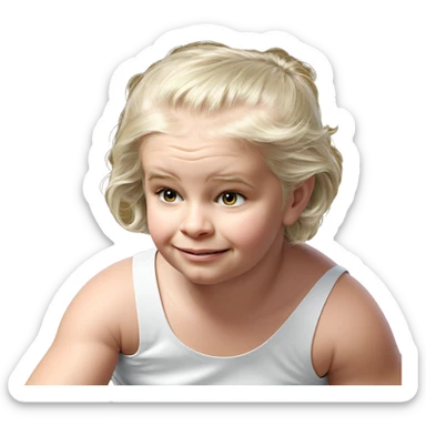 playful fine art parody sticker