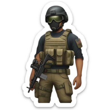 Counter strike gamer sticker