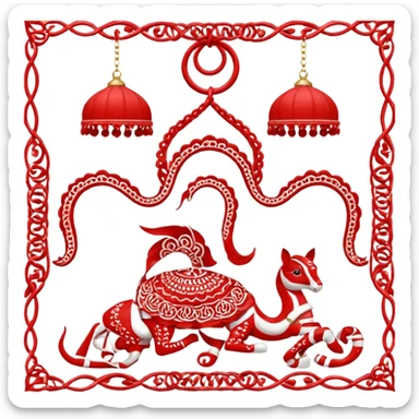 Создай буквы П в розово-красном цвете и чтоб на ней было пару тюльпанов sticker