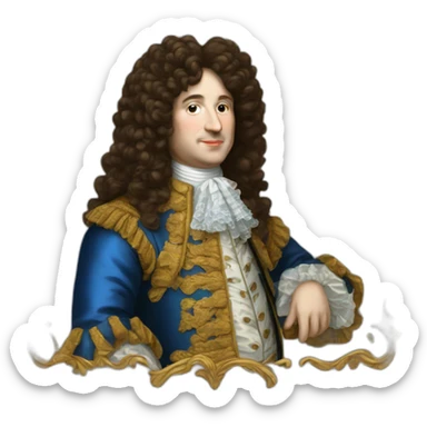 Louis XIV  sticker