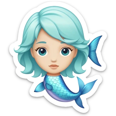 Pisces , Zodiac sign , pastel colors sticker