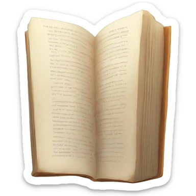 a book with the emotion of embarrassment  sticker