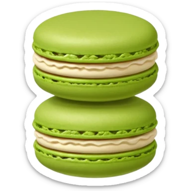 Green Macaroon sticker