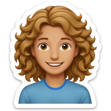 more wavu hair, good smile ! perfect
 sticker