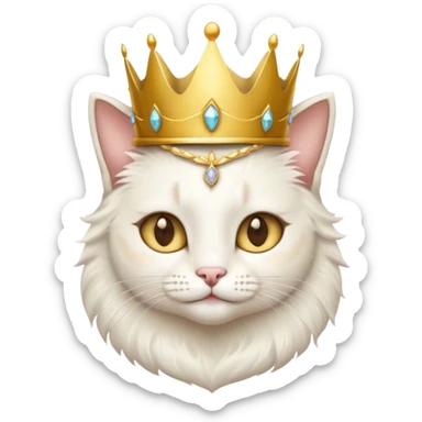 A pretty cat princess sticker