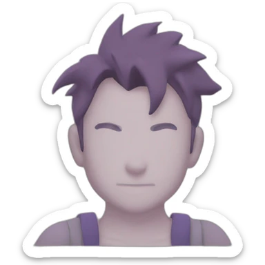 sacha ketchum from bourg palette in pokemon sticker