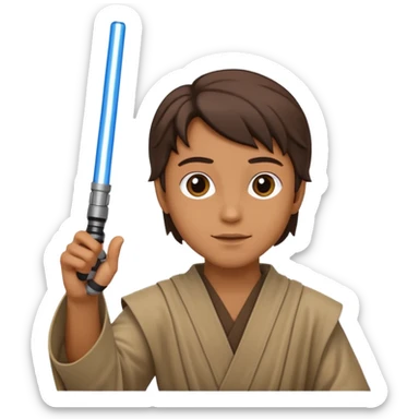 Jedi mind trick where a jedi is waving his hand sticker