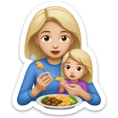 Girl eating out someone’s lap sticker